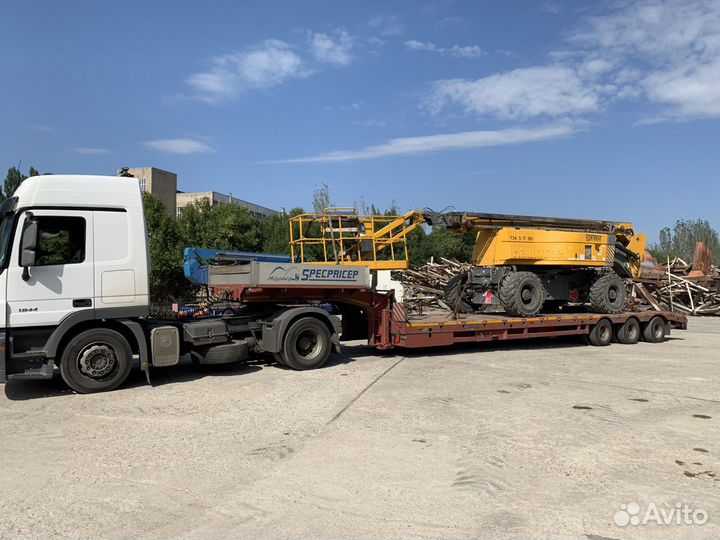 Трал низкорамный с лебёдкой