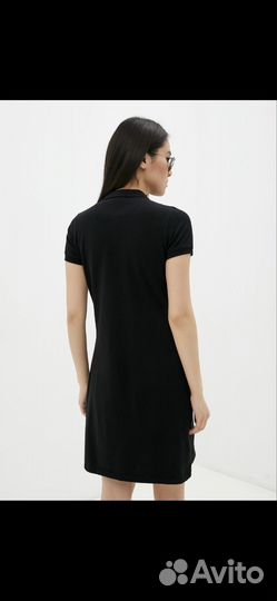 Платье Поло чёрное xs