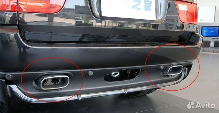 Крышки заднего бампера BMW X5 e53