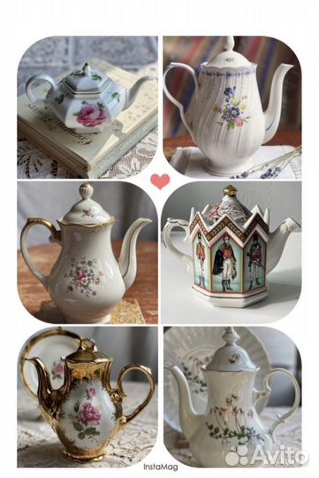 Великолепные винтажные чайники и кофейники