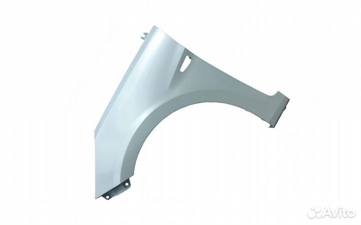 Крыло левое Хендай Солярис 1 2014 RHM серебристый