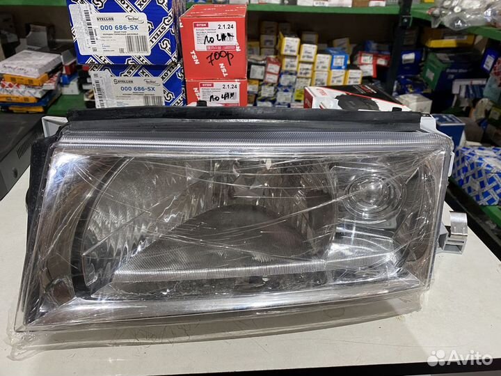 Фара левая skoda octavia