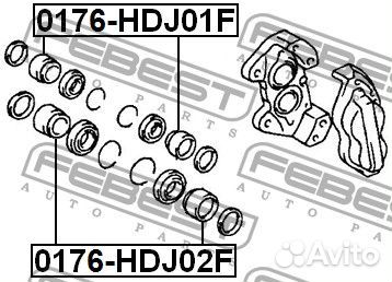 Поршень суппорта тормозного переднего