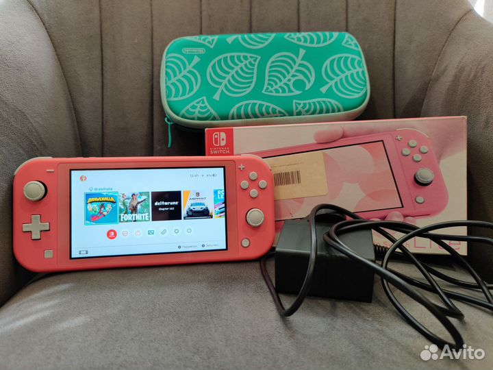 Nintendo switch lite+чехол