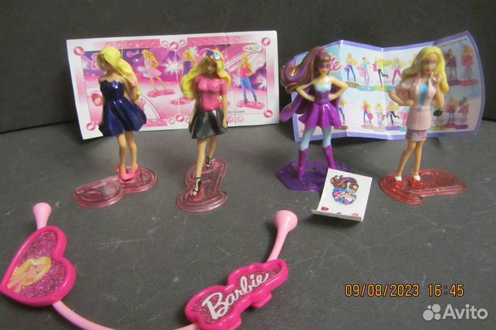 Макдональдс -серии Барби,Киндер сюрприз