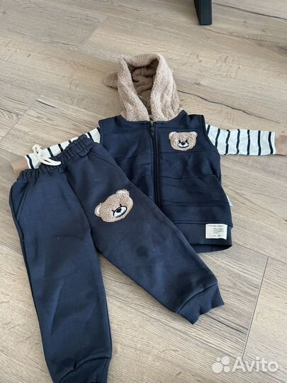 Костюм тройка 9-18 мес