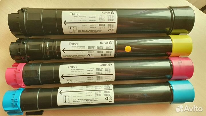 Пустые оригинальные тубы Xerox