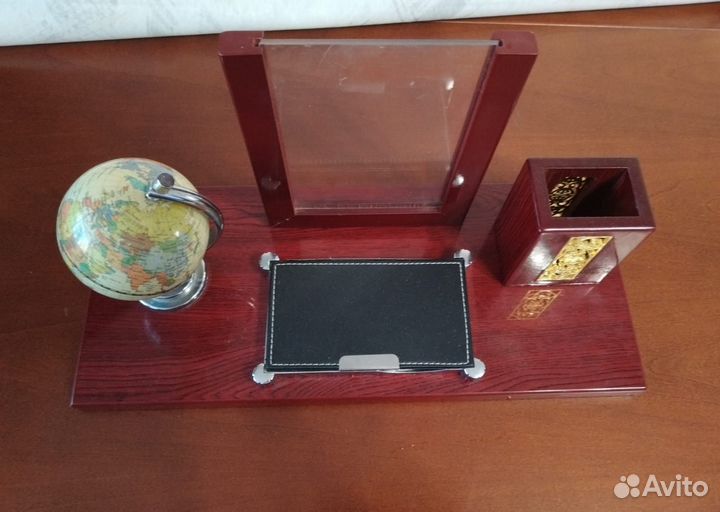 Настольный набор руководителя с глобусом