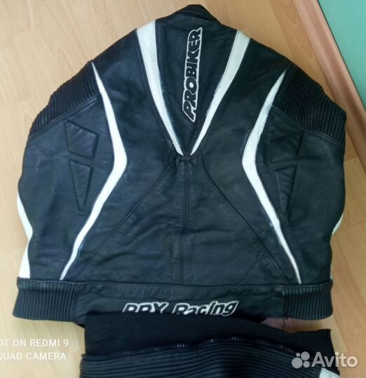 Мото комбинезон раздельный кожаный probiker