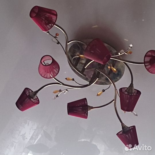 Люстра потолочная бу