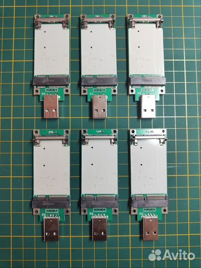 Адаптер Mini PCI-E c SIM-картой на USB