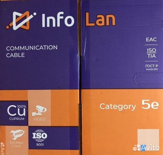 Кабель витая пара utp 5e медь внешний
