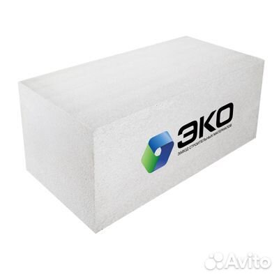 Блок эко газобетонный D500 600х300х200 мм