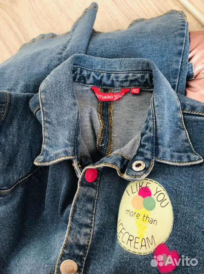 Джинсовое платье для девочки