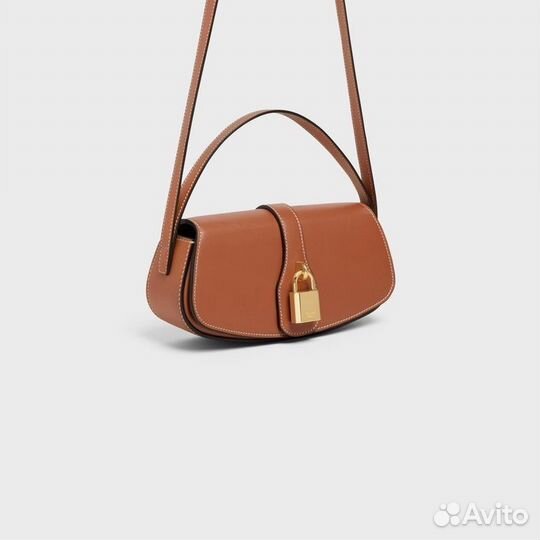 Сумка celine mini tabou коричневая