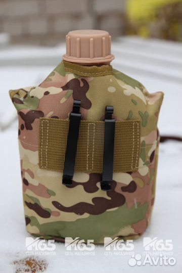 Фляга 1 л с кружкой, MTP-camo