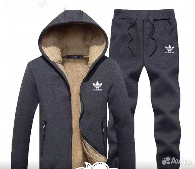 Спортивный костюм adidas на флисе