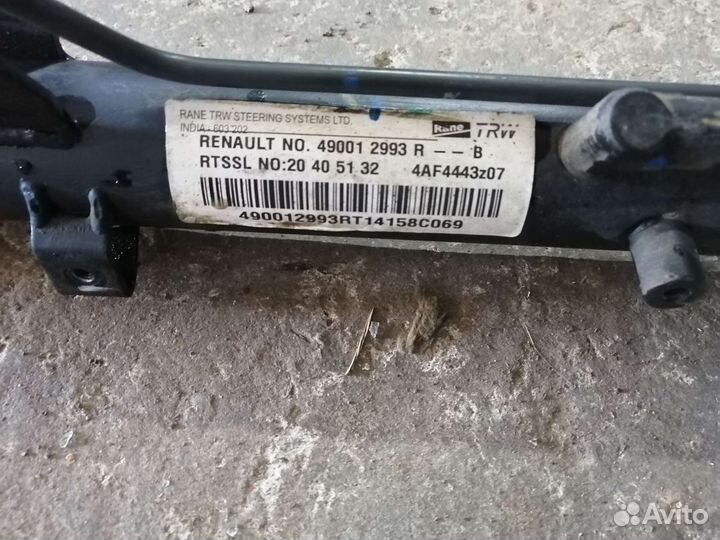 Рулевая рейка Nissan Terrano Renault Daster