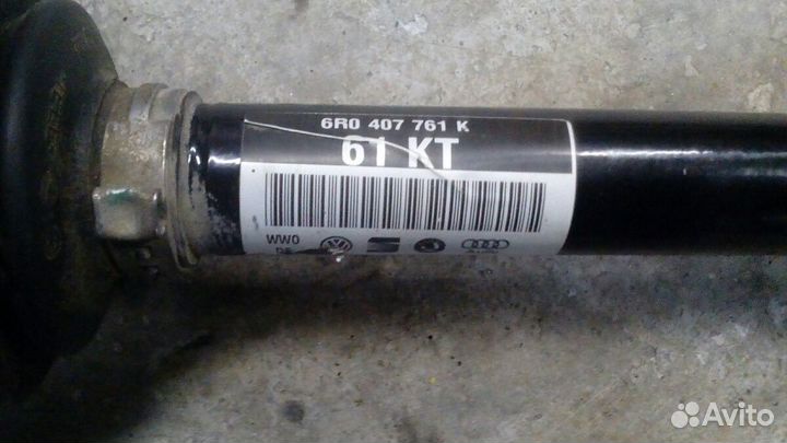 Привод левый Фольксваген Поло 5 1.6 МКПП