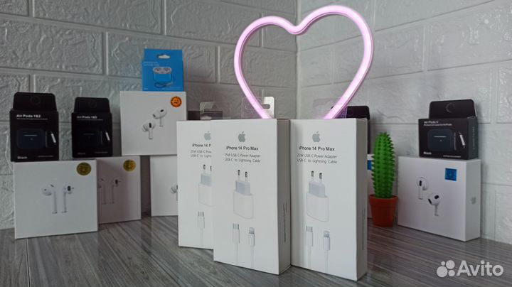 Комплект кабель Type-C + Адаптер 2A/20W(1:1 ориг)