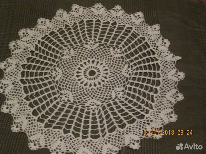 Белая салфетка