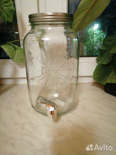 Лимонадник с краном 3л, б/у