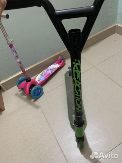 Трюковой самокат детский