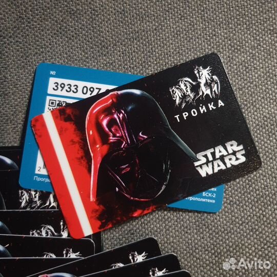 Карта Тройка звёздные войны Дарт Вейдер