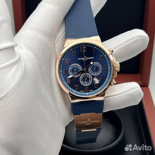 Мужские часы Ulysse Nardin синие