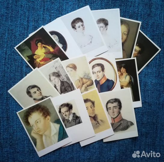 Открытка и наборы открыток о Пушкине