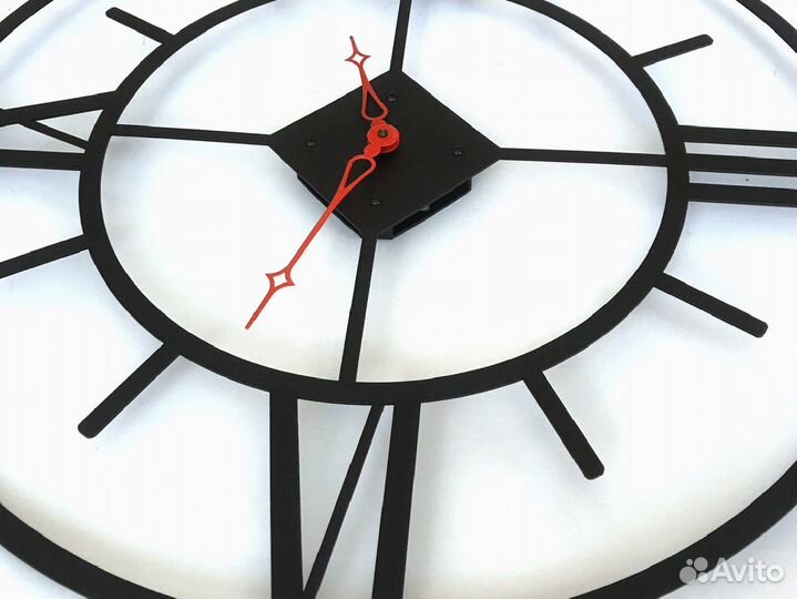 Часы настенные из металла