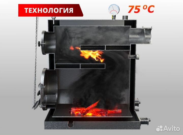 Котел длительного горения