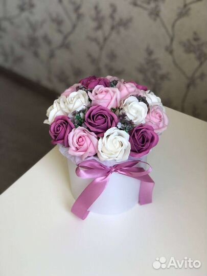 Букет цветов из мыла