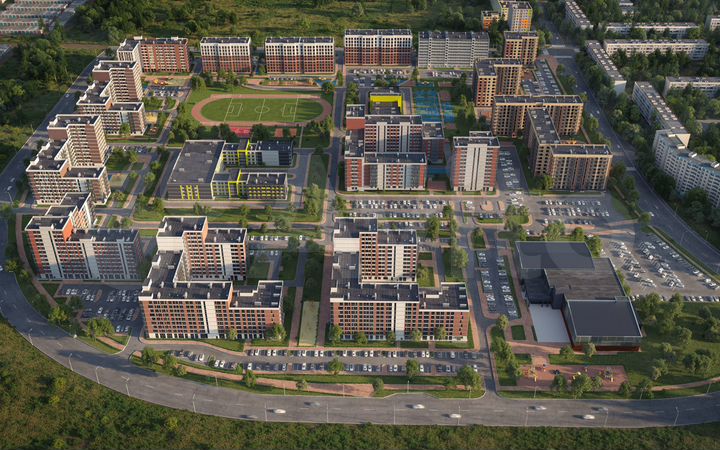 2-к. квартира, 56,6 м², 6/9 эт.