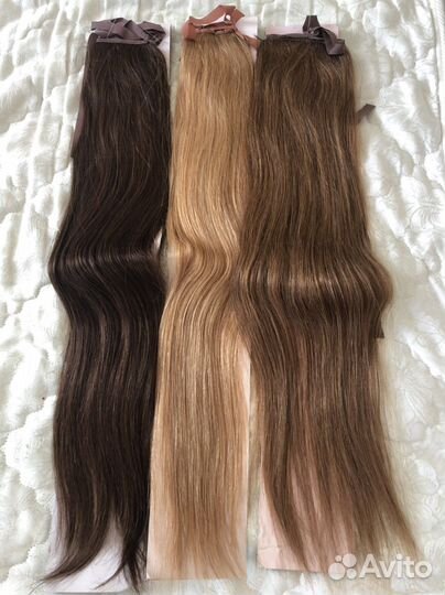 Хвост на ленте натуральный 70 см