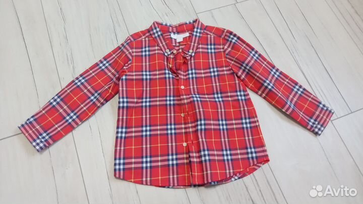Рубашка детская для мальчиков 100 см