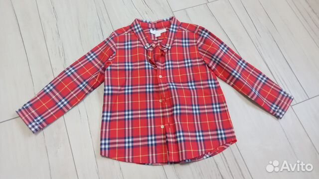 Рубашка детская для мальчиков 100 см