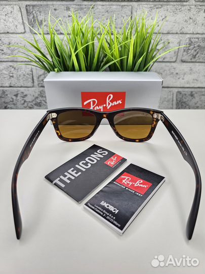 Очки Ray Ban Wayfarer 2140 902N6 Brown Leopard