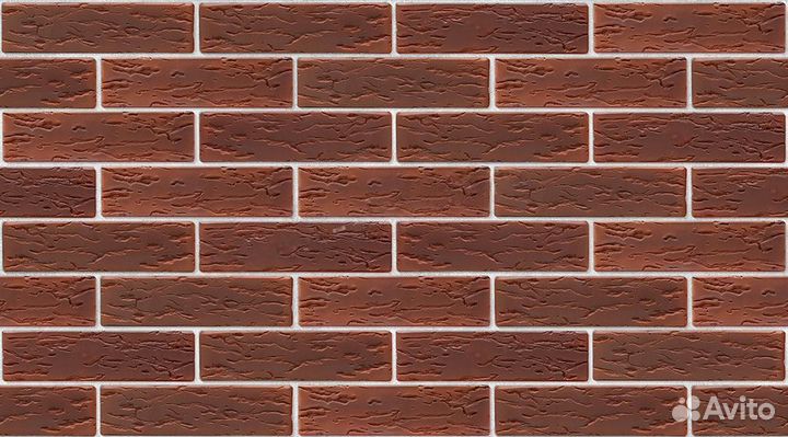 Кирпич облицовочный, передняя стенка утолщена, Мск