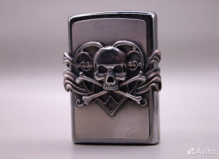 Оригинальная Zippo Anna stokes Skull Heart