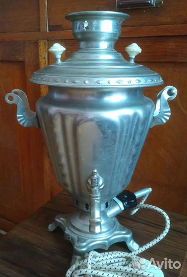 Латунный самовар СССР