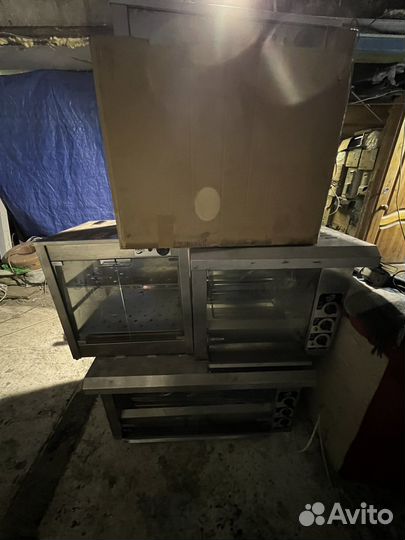 Грили для курицы, Витрины тепловые