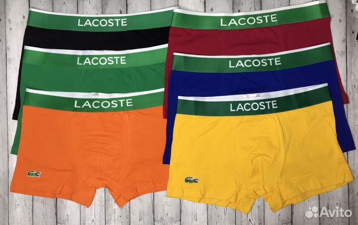 Трусы мужские боксеры lacoste