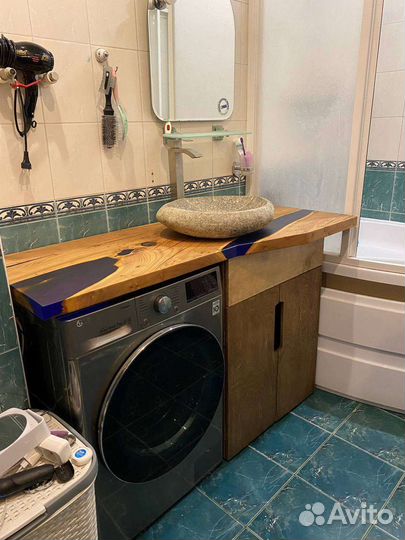 Тумба для раковины из массива