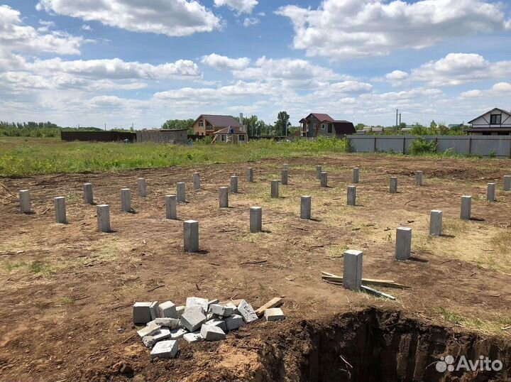 Железобетонные сваи для фундамента