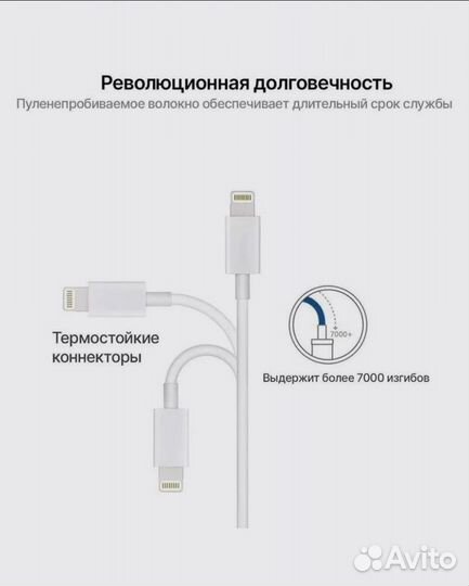 Кабель lightning для iPhone/iPad