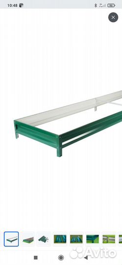 Грядка оцинкованная с полимерным покрытием