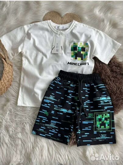 Летний костюм комплект Zara для мальчика 104 - 140