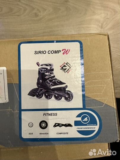 Роликовые коньки новые rollerblade sirio