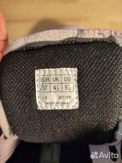 Ботинки женские замшевые, размер 38, на шнурках